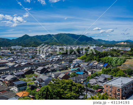 福知山城からの景色　福知山市街地 43134193