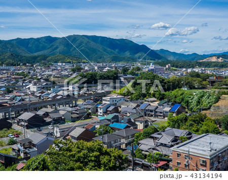 福知山城からの景色　福知山市街地 43134194