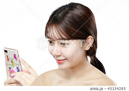 韓国人 ビューティー 若い女性 43134263