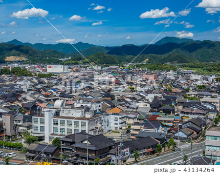 福知山城からの景色 福知山市街地 福知山城からの景色 福知山市街地 43134264