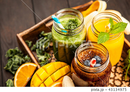 Assortment of smoothies 43134975
