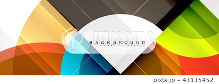 Vector circular abstract background 43135452
