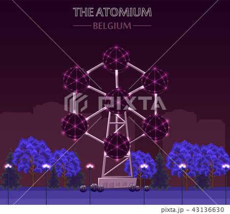 The atomium landmark building in Brussels The atomium landmark building in Brussels 43136630