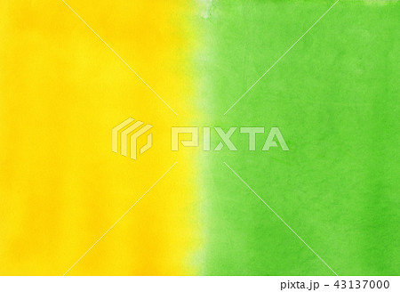 黄色と黄緑色の水彩のイラスト素材 [43137000] - PIXTA