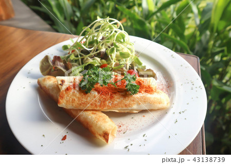 burrito or taco de harina burrito or taco de harina 43138739