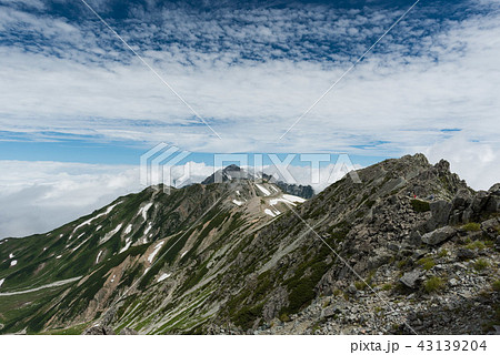 立山 大汝山から剱岳方面 立山 大汝山から剱岳方面 43139204