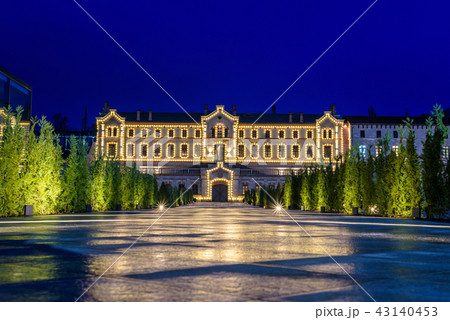 Mimi Castle main building at night 43140453