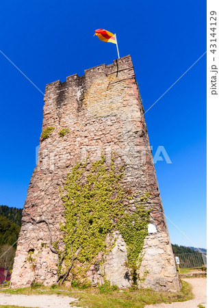 Castle tower of the ancient castle in Hornberg Castle tower of the ancient castle in Hornberg 43144129