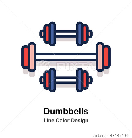 Dumbbells Line Color Dumbbells Line Color 43145536