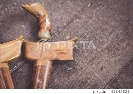 antique malay dagger or Keris on wooden floor antique malay dagger or Keris on wooden floor 43149821