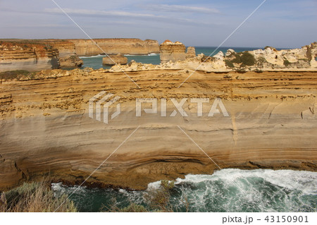 グレートオーシャンロードの奇岩風景　メルボルン　オーストラリア 43150901