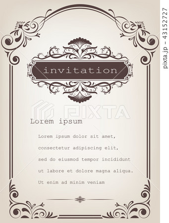 vintage frame 43152727