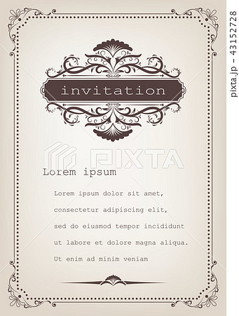 vintage frame 43152728