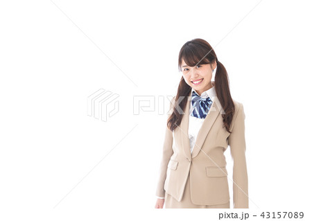 笑顔の中学生・高校生 笑顔の中学生・高校生 43157089