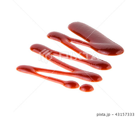 tomato sauce isolated on white background tomato sauce isolated on white background 43157333