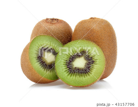 Kiwi fruit isolated on white background Kiwi fruit isolated on white background 43157706