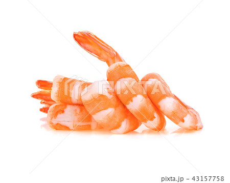 prawn,shrimps isolated on white background. prawn,shrimps isolated on white background. 43157758