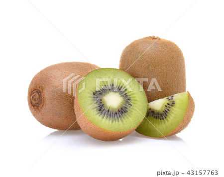 Kiwi isolated on white background 43157763