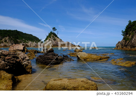 美しい海岸の風景・山陰海岸 美しい海岸の風景・山陰海岸 43160294