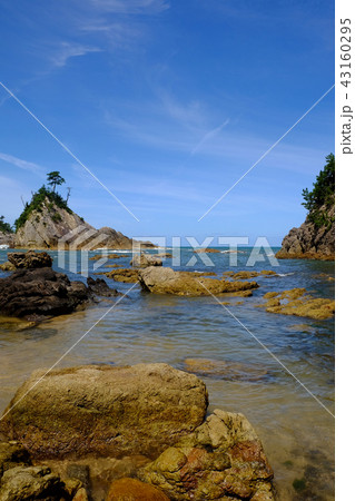 美しい海岸の風景・山陰海岸 美しい海岸の風景・山陰海岸 43160295