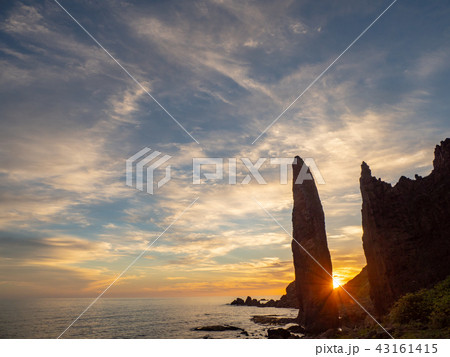 礼文島の地蔵岩 礼文島の地蔵岩 43161415
