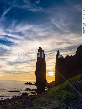 礼文島の地蔵岩 礼文島の地蔵岩 43161528