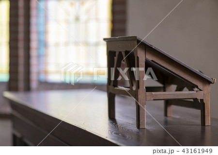 Lectern in an old church. 43161949