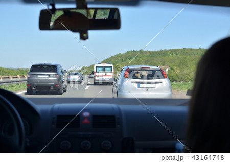 Cars on a highway 43164748