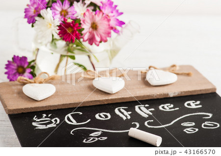 Chalkboard with chalk doodle 43166570