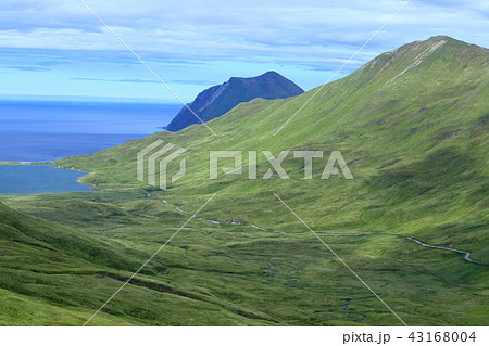 アラスカ・アリューシャン列島・ウラナスカ島の風景 43168004