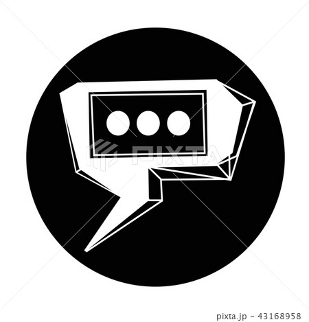 Speech bubble icon 43168958