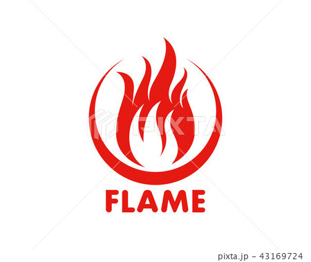 Fire flame Logo Template vector icon Oil, g Fire flame Logo Template vector icon Oil, g 43169724