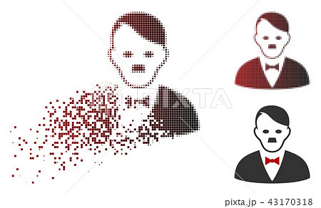 Dust Dotted Halftone Hitler Manager Icon Dust Dotted Halftone Hitler Manager Icon 43170318
