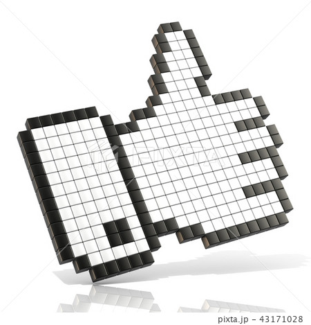 Like symbol. 3D Like symbol. 3D 43171028