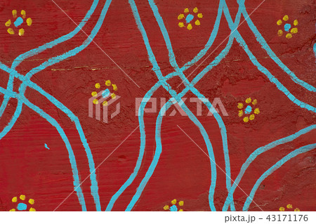 Abstract Painting on Wood 43171176