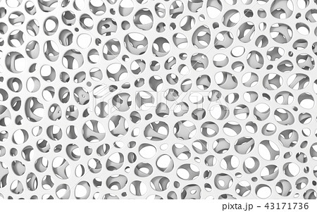 White abstract organic background. 3D White abstract organic background. 3D 43171736
