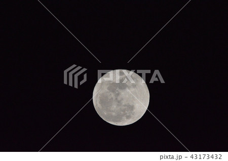 スーパームーン（埼玉県深谷市／2018年1月2日 19:16撮影） 43173432