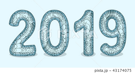 blue three-dimensional patterned 2019 blue three-dimensional patterned 2019 43174075