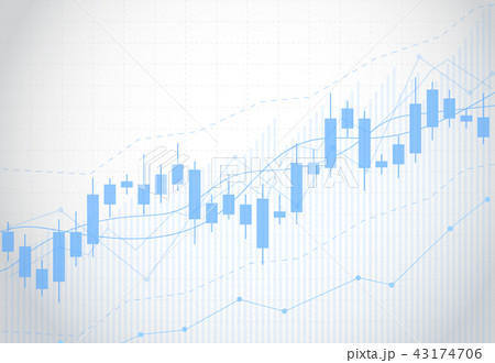 Business candle stick graph chart of stock market 43174706