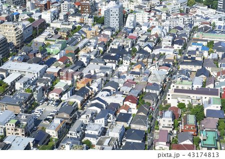東京風景・都心の住宅 43174813