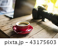 red coffee cup  of photographer 43175603