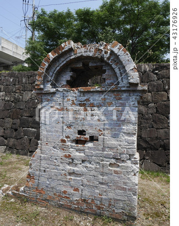 熊本県最古の公衆トイレはレンガ造り　（熊本市川尻　船着場） 43176926