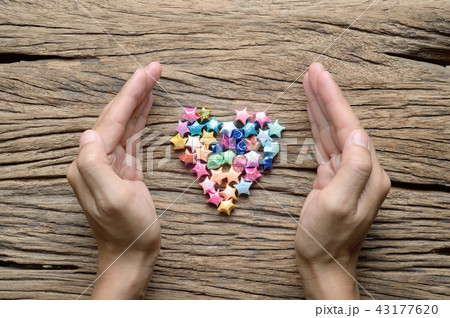 hand with heart, love background hand with heart, love background 43177620