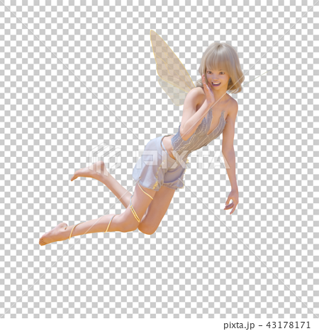かわいい天使 フェアリー 妖精 Perming3dcg イラスト素材のイラスト素材