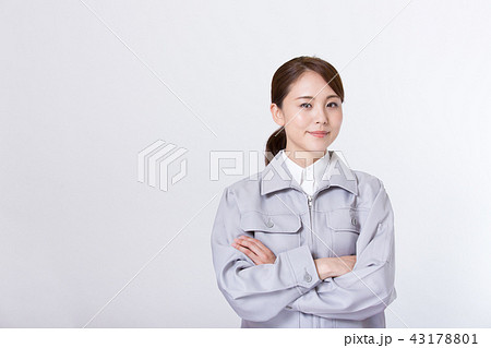 ビジネスウーマン(作業着) ビジネスウーマン(作業着) 43178801