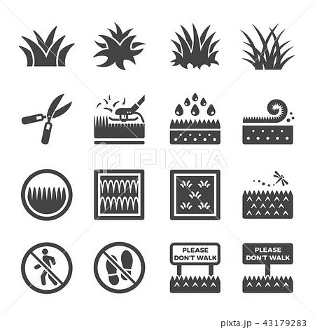 grass icon grass icon 43179283