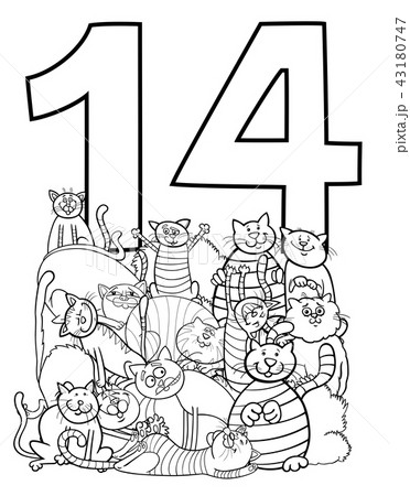 number fourteen and funny cats group number fourteen and funny cats group 43180747