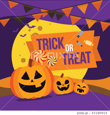 Halloween banner vector illustration 43180914