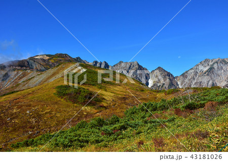 白馬八方尾根 北アルプス 唐松岳の絶景 白馬八方尾根 北アルプス 唐松岳の絶景 43181026
