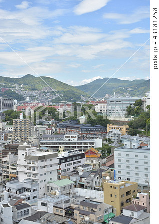 長崎市街地、南山手の街並み 43181258